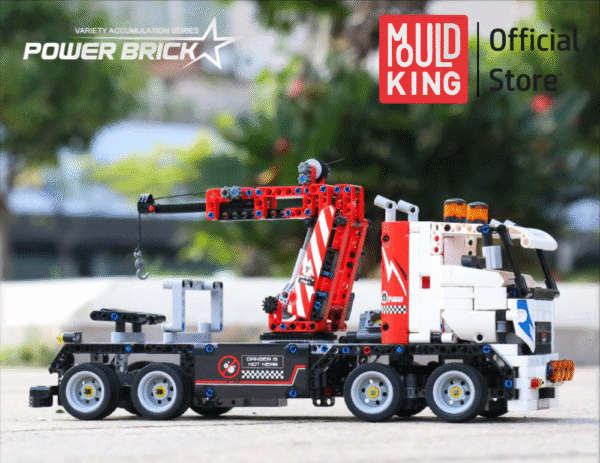 Mould King 15027 - Tovornjak z dvigalom