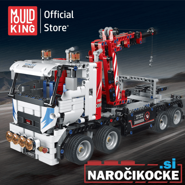 Mould King 15027 - Tovornjak z dvigalom