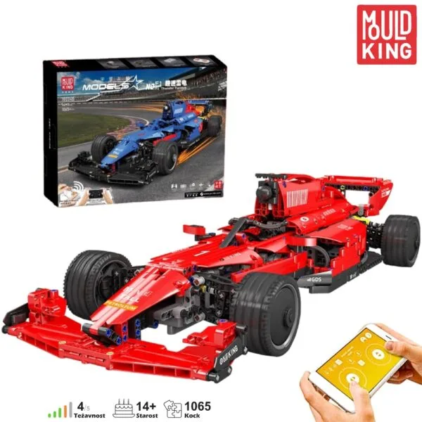 Mould King 18024A - Rdeča Formula 1