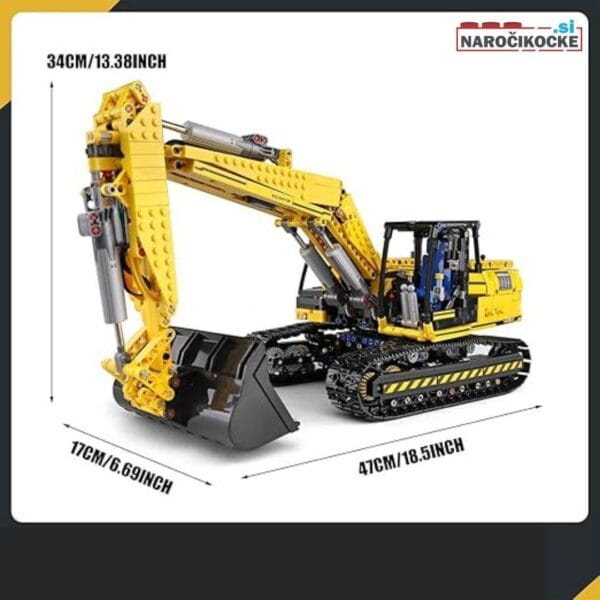 Mould King 13112 - Tračni bager