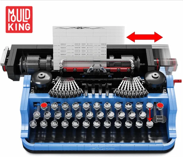 Mould King 10032 - Retro Pisalni Stroj