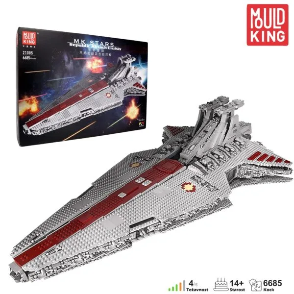 Mould King 21005 Star Wars iz kock – LEGO kompatibilen tematski set za ljubitelje Star Wars in gradnje
