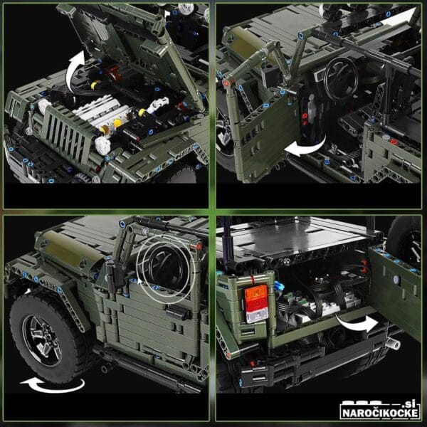 Mould King 13124 - Jeep (statična verzija)