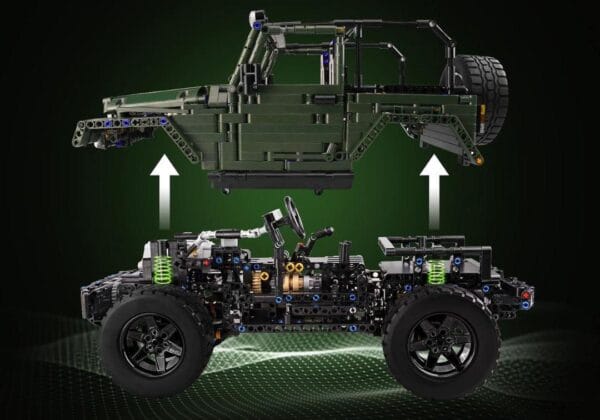 Mould King 13124 - Jeep (statična verzija)